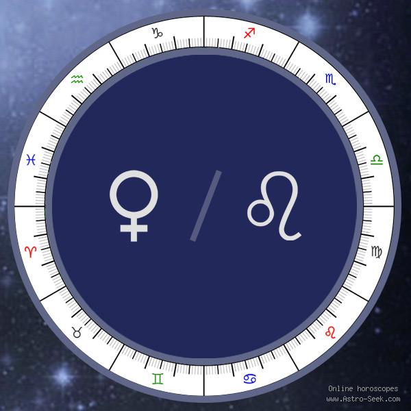 Venus in Leo Meaning, Natal Birth Chart, Venus Astrology Free